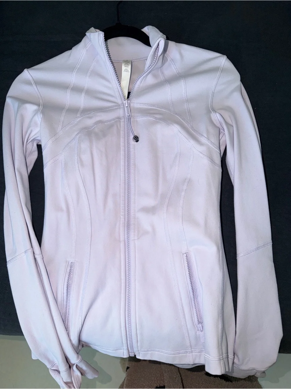 lululemon athletica Pale Purple Full-Zip Jacket